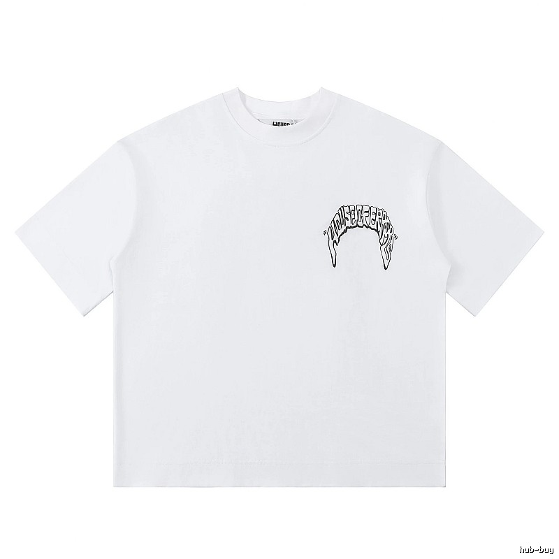 House of Errors Trendy White Short-sleeve Shirt