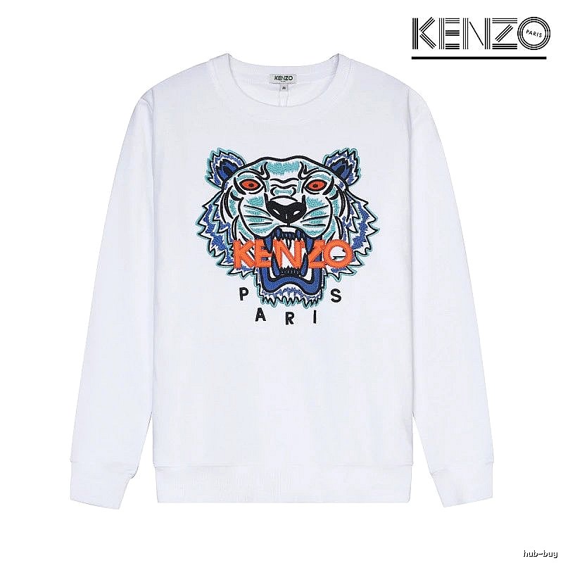 Kenzo Style Kc16 Tiger SweatShirt Coffee Run Graphic