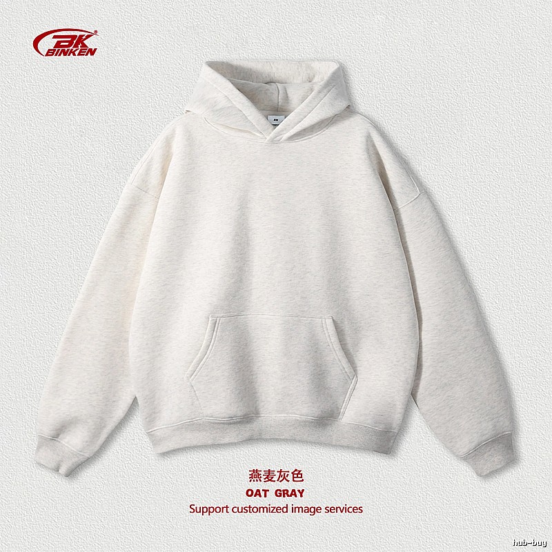 Lightweight Pullover hoodie Navy Blank Kangaroo for Trend Styling