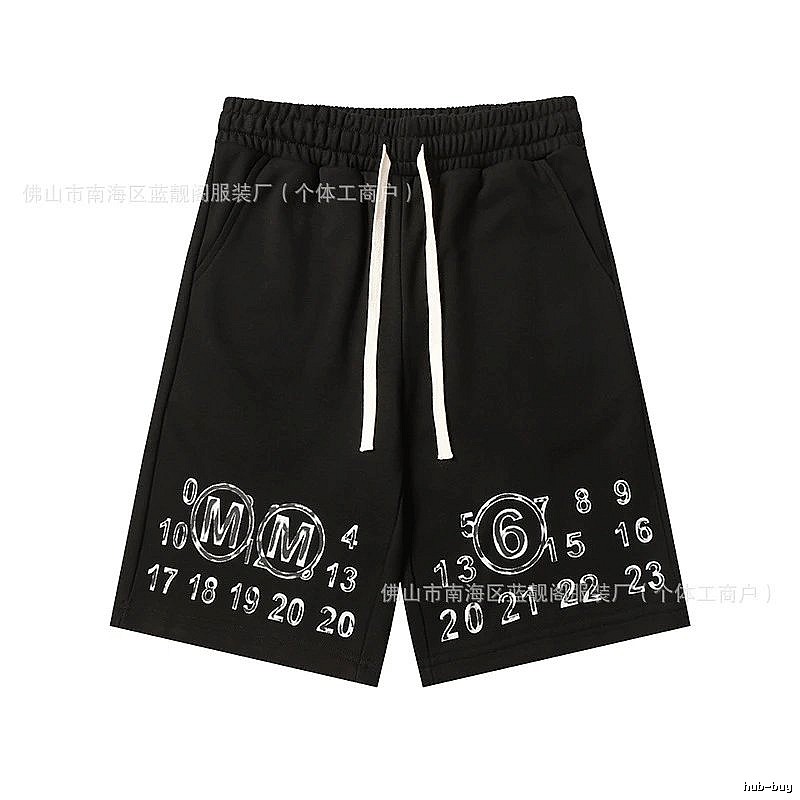 Maison Margiela digital print style shorts