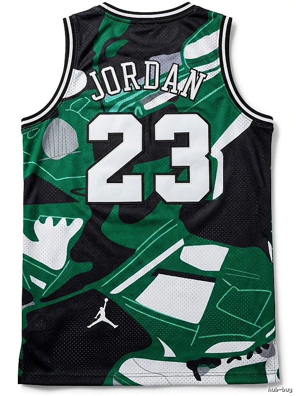 Michael Jordan camouflage-style jersey