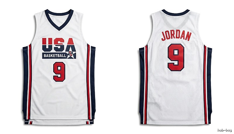 Michael Jordan retro-style white jersey