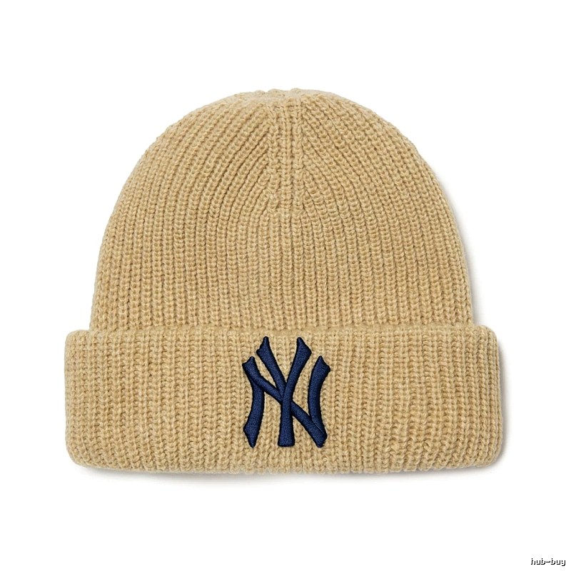 MLB classic beige knitted hat
