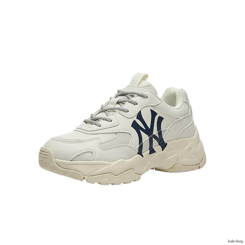 MLB dad-style white sneakers