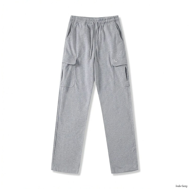MLB utility-style grey long trousers