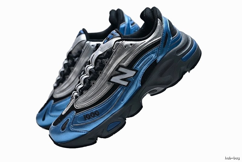 New Balance 1000 Trendy Blue-Gray Athletic Shoes