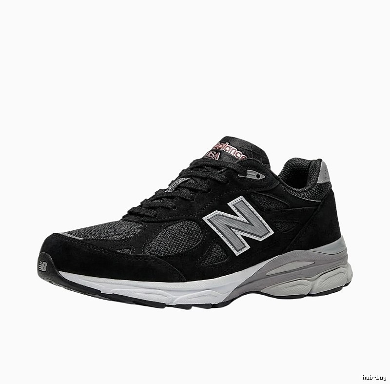 New Balance M990BS3 Black and Grey Retro Sports Shoes