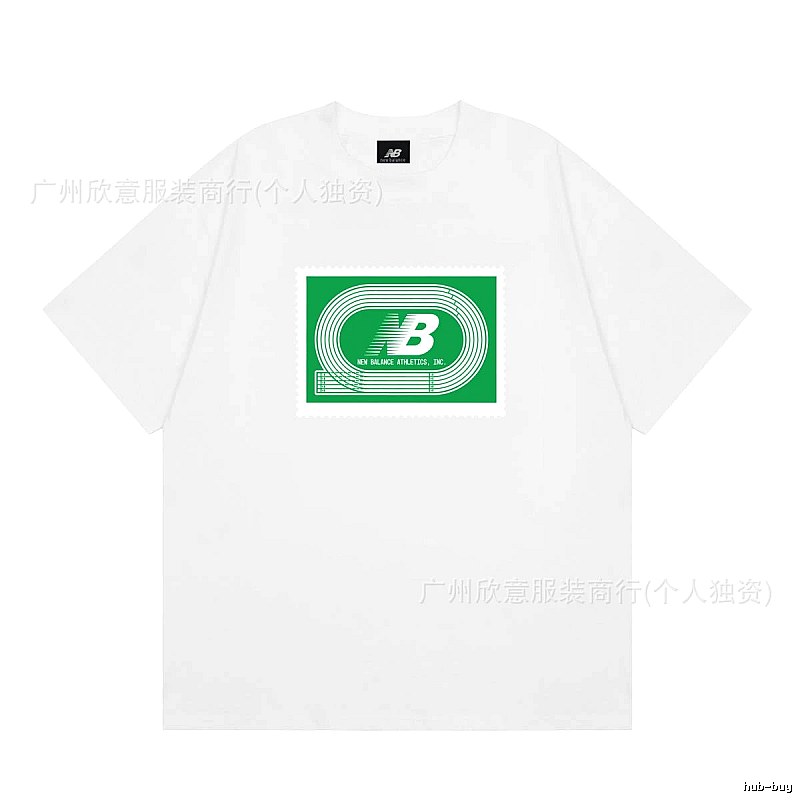 New Balance Printed Casual Style White T-Shirt