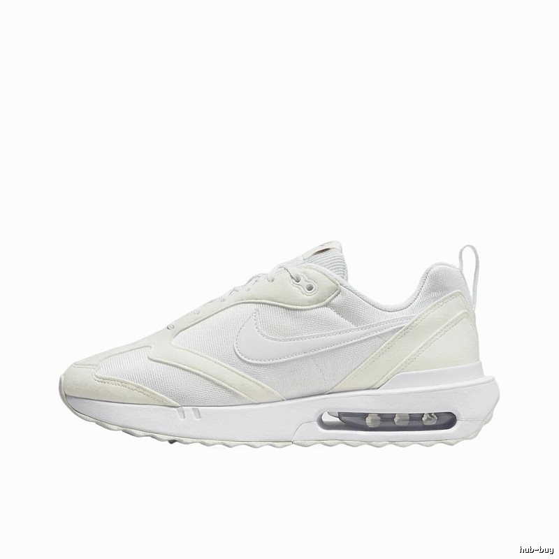 Nike Air retro-style white shoes