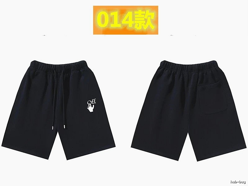 Off-White trendy and cool style black shorts
