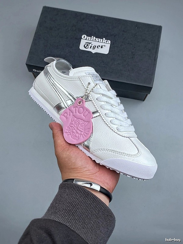 Onitsuka Tiger White Low-Top Sneakers, Clean Low Profile