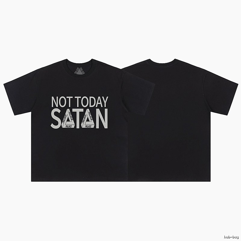 Palace Triangle Print Street Style Black T-Shirt