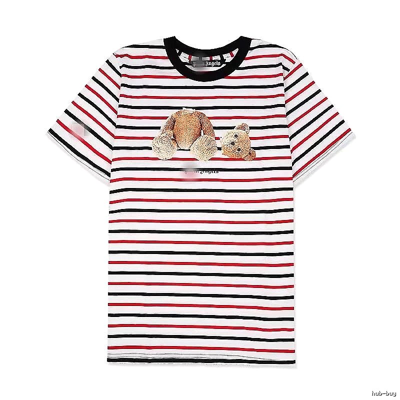 Palm Angels Lightweight Bear graphic T-shirt White Colorful Bear for Trend Styling
