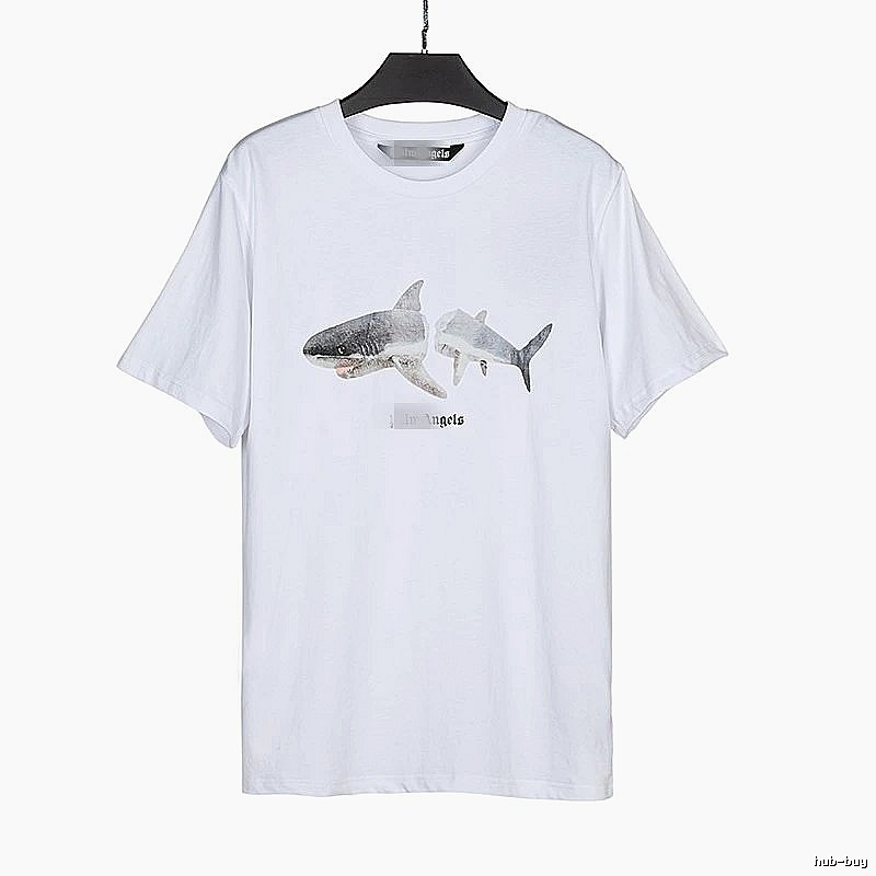 Palm Angels Patterned Bear graphic T-shirt White Colorful Bear with Polished Detail