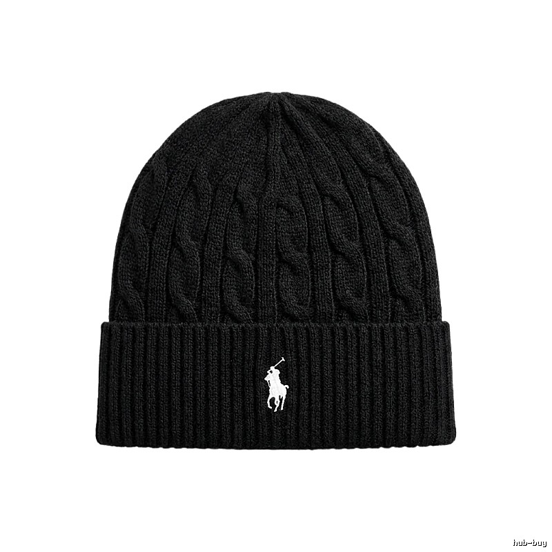 Ralph Lauren Polo Black Knitted Hat