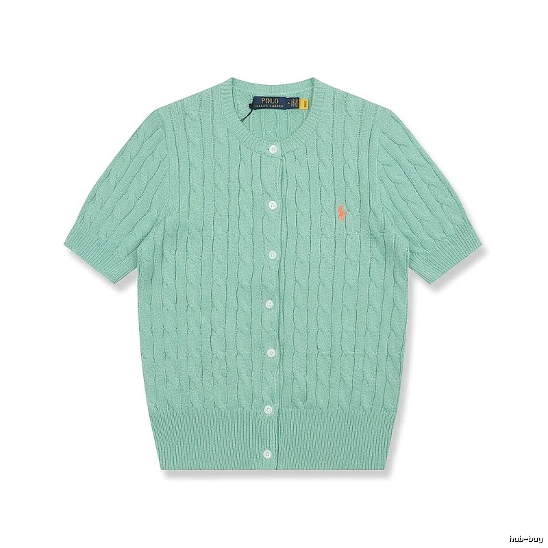 Ralph Lauren Polo light green knitted cardigan