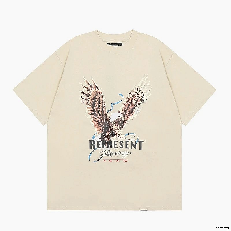 Represent Flying Eagle Vintage Beige T-Shirt