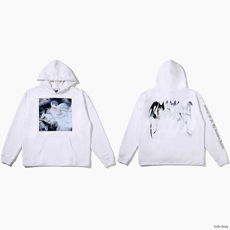 Revenge dark style white hoodie