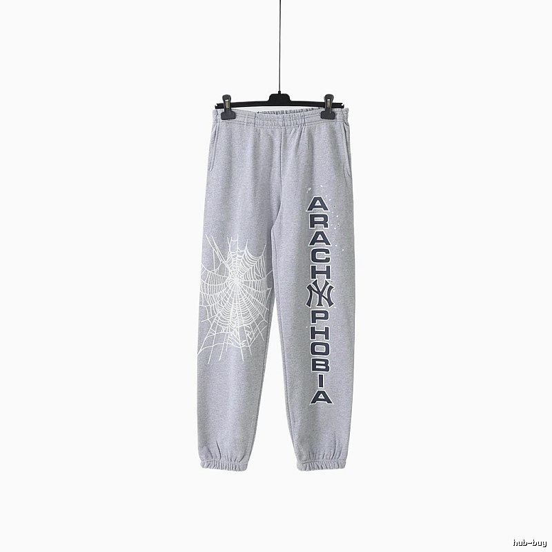 Sp5der Grey Trendy Sweatpants