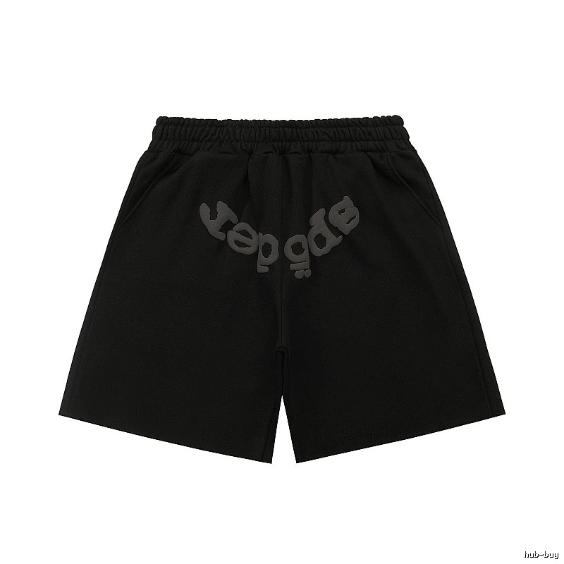 Sp5der letter trendy brand style shorts