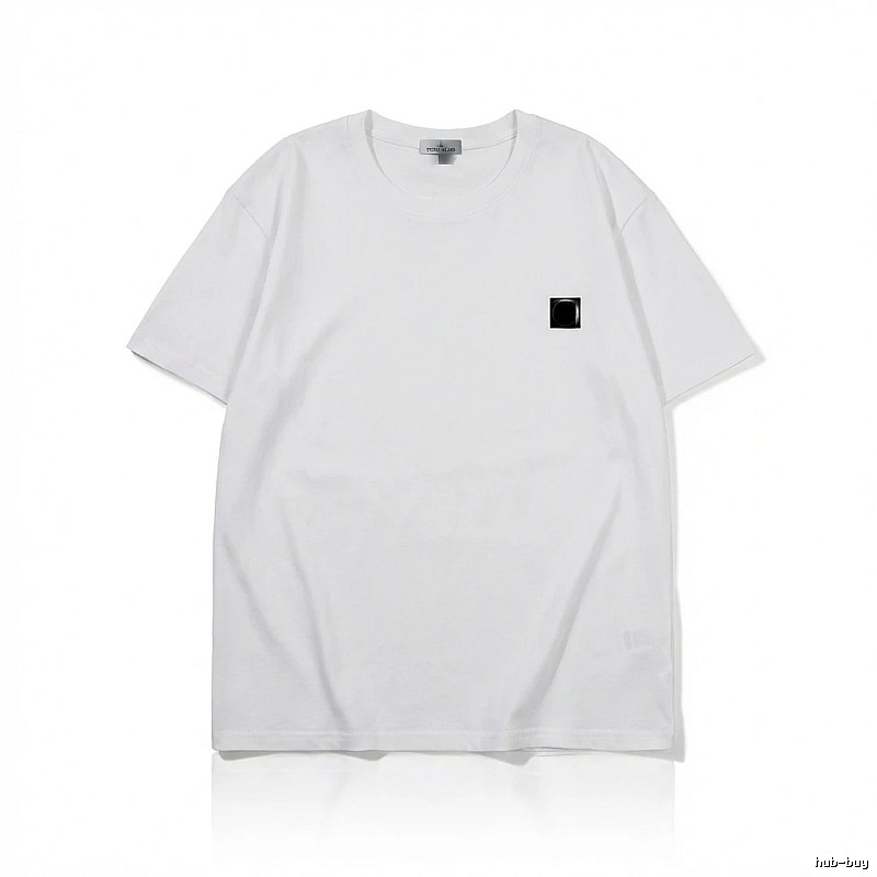 Stone Island minimalist style white T-shirt