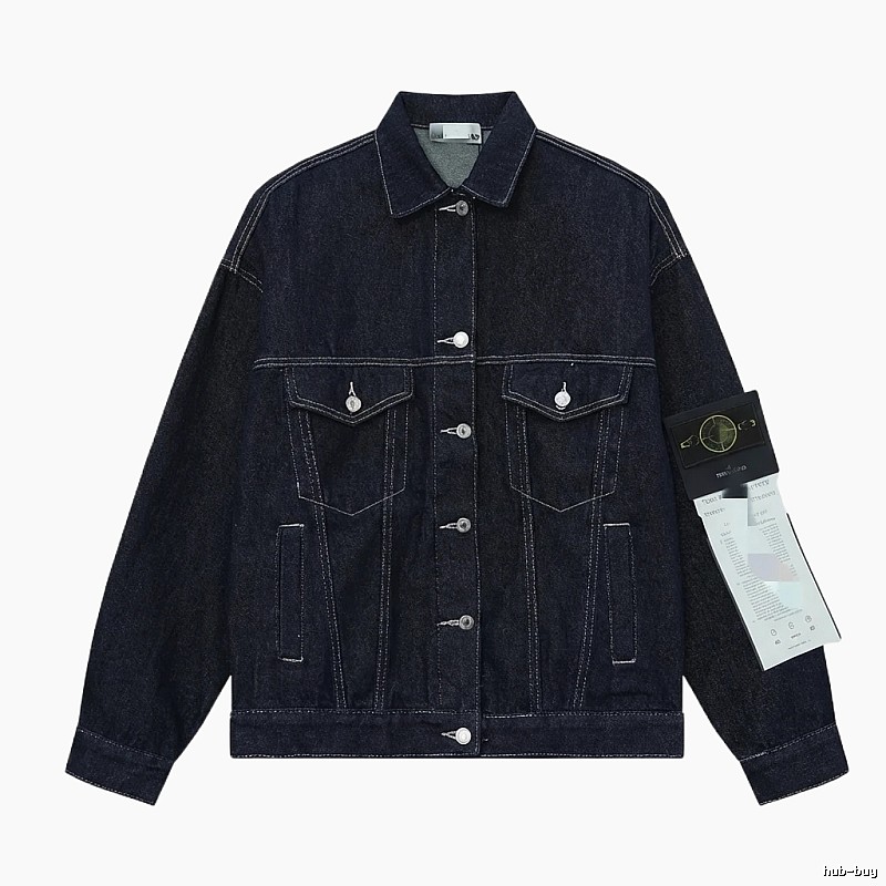 Stone Island Workwear Style Denim Jacket