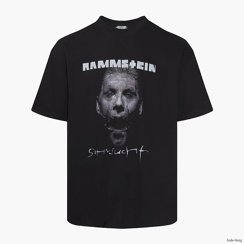 Streetwear Statement graphic T-shirt Black Colorful Lucky with Logo Accent