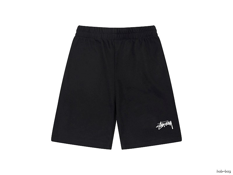 Stussy basic casual black shorts