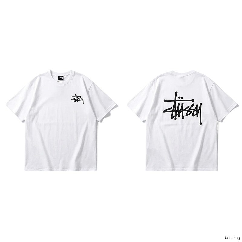 Stussy basic simple white T-shirt