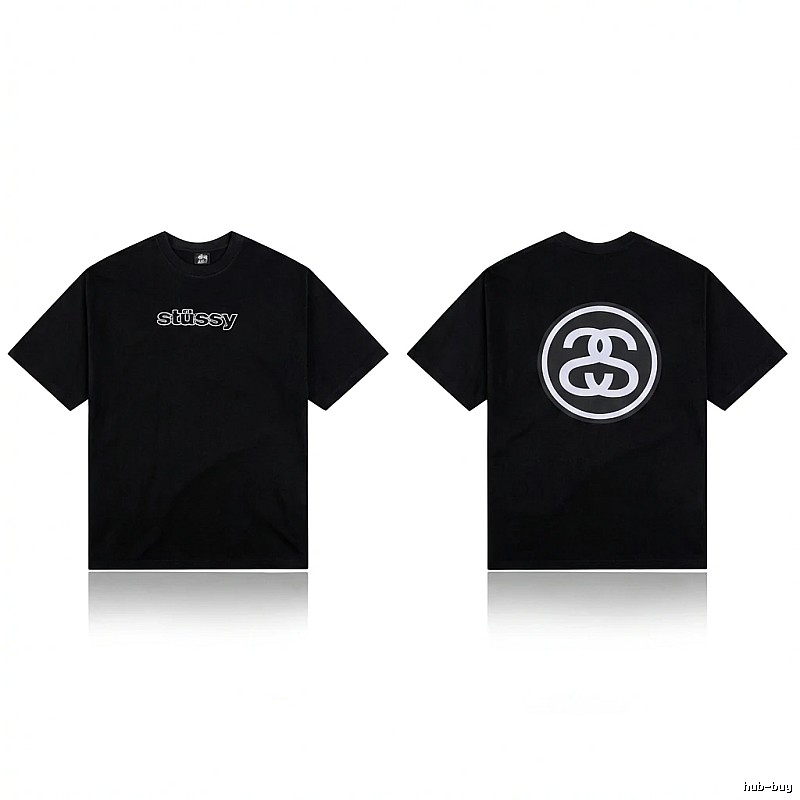 Stussy classic black T-shirt