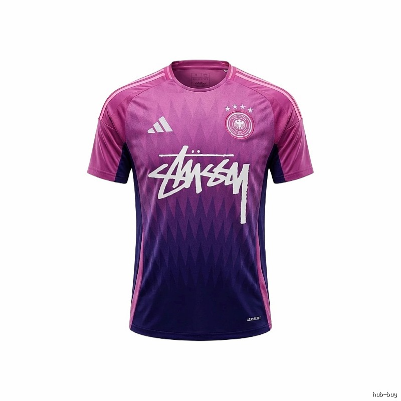 Stussy Gradient Style Pink-Purple T-shirt