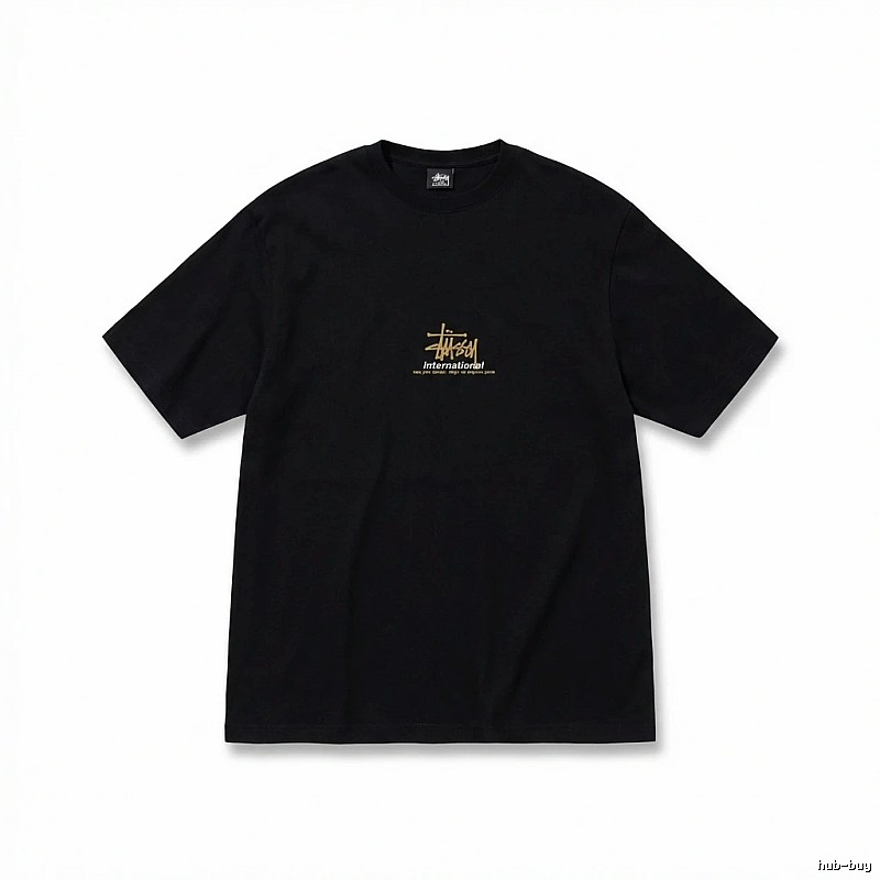 Stussy International Style Black T-shirt