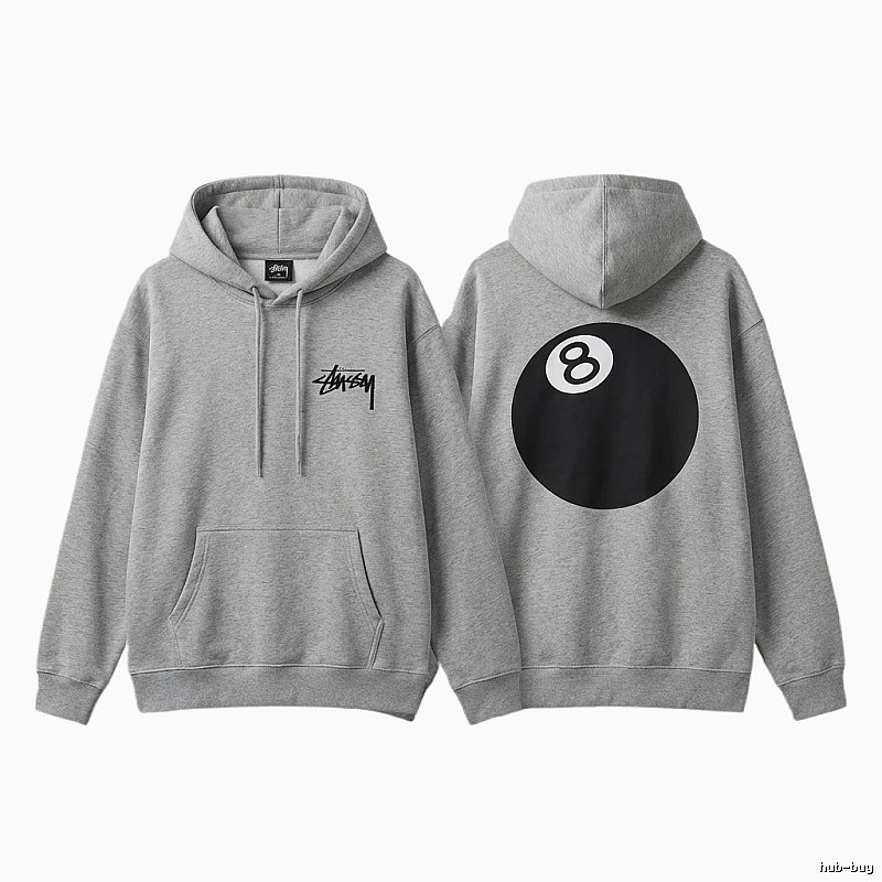 Stussy No.8 Retro Style Hoodie