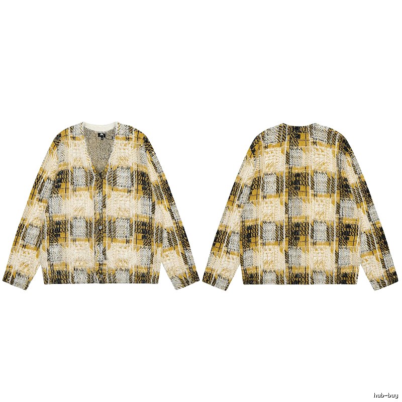 Stussy Yellow Swirl Graphic SweatShirt Warm Weather