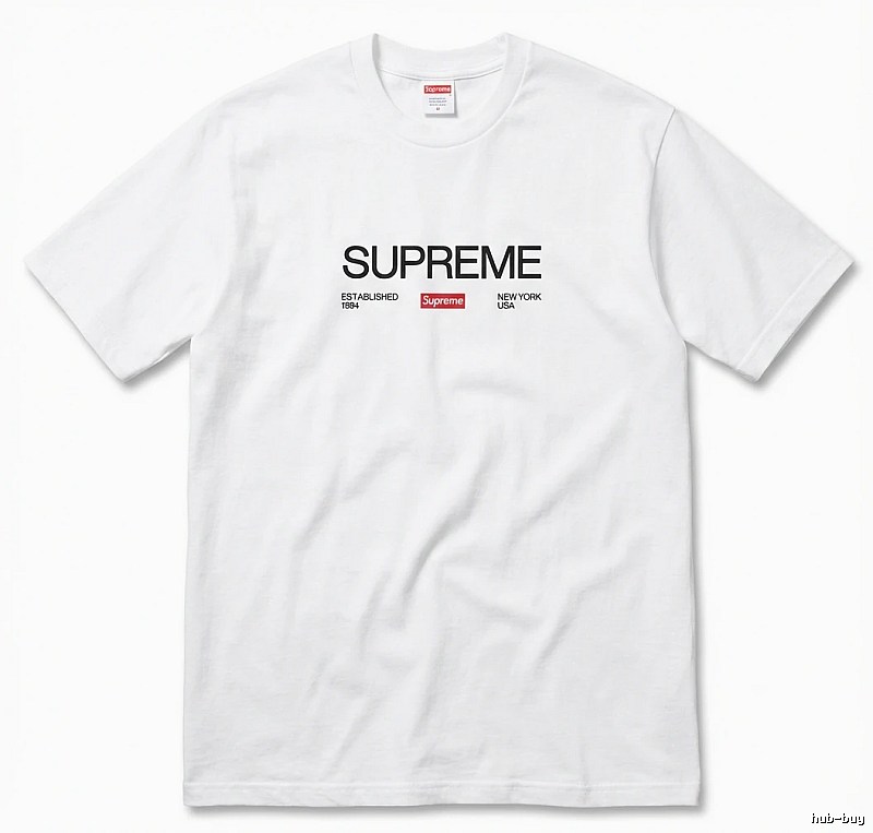 Supreme basic simple white T-shirt