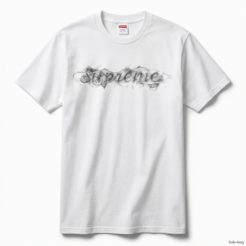 Supreme Smoke Style White T-shirt