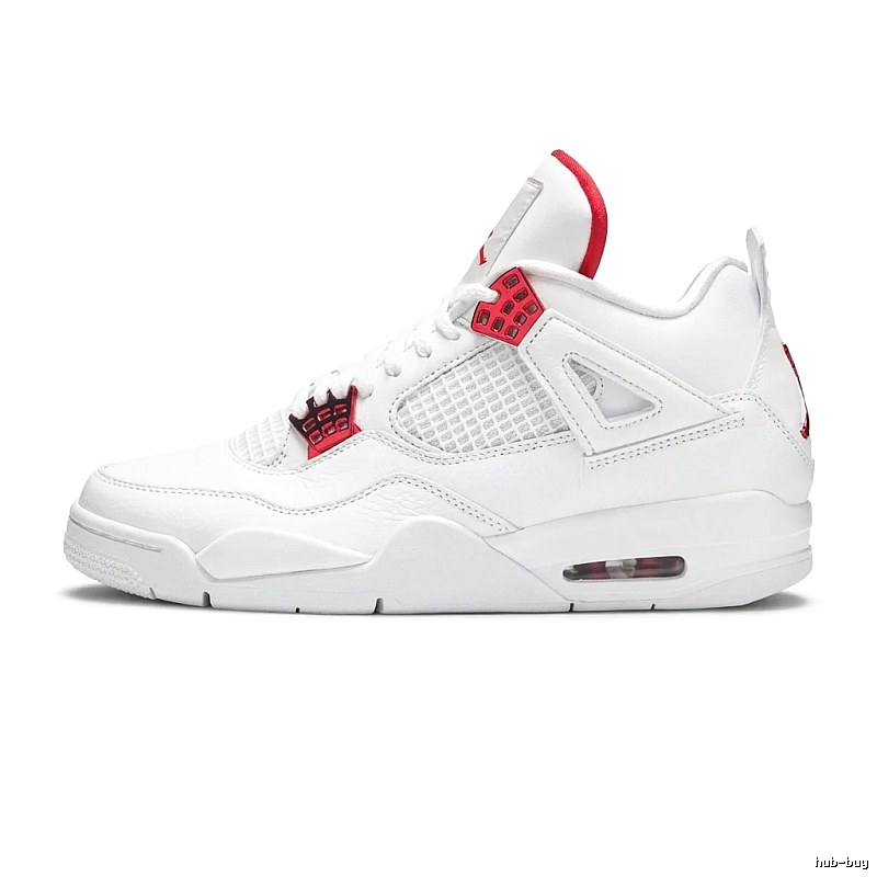 Trendy Red and White Jordan AJ4 Shoes