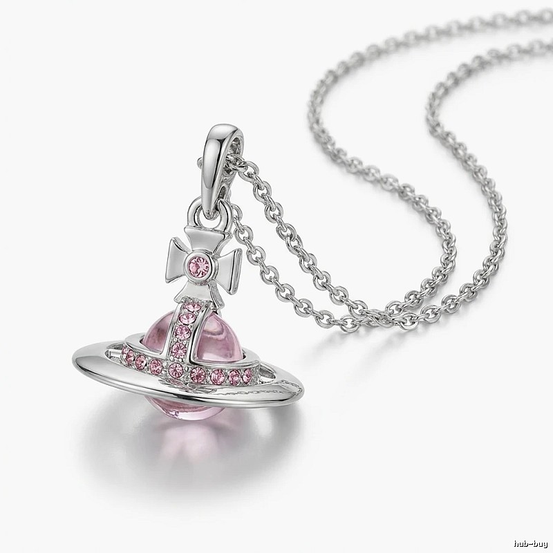 Vivienne Westwood Saturn series silver necklace
