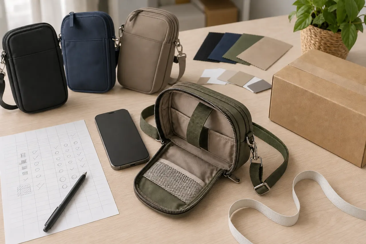hubbuy Phone Crossbody Bag Spreadsheet Guide visual guide for hubbuy