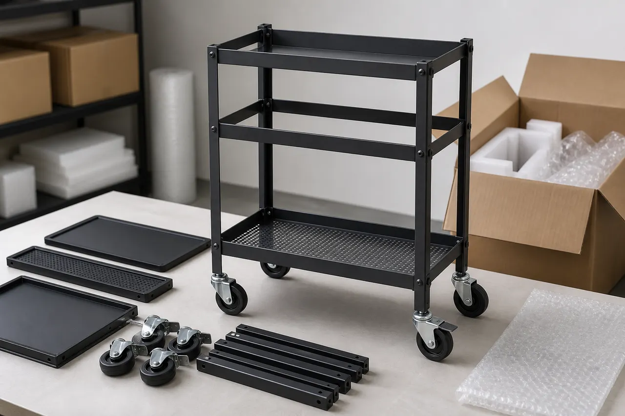 hubbuy Storage Cart QC Photo Checks visual guide for hubbuy